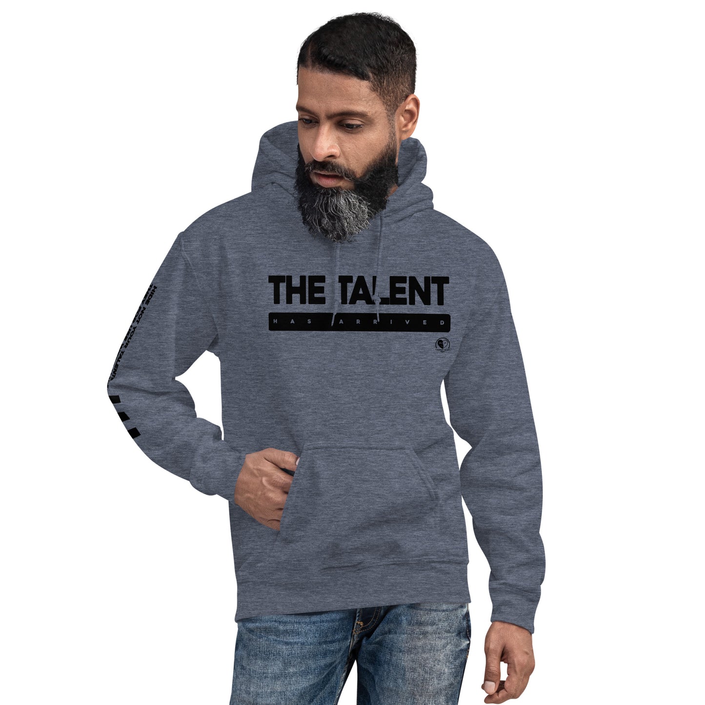 The Talent Has Arrived - Printed Sleeves Staple Unisex Hoodie