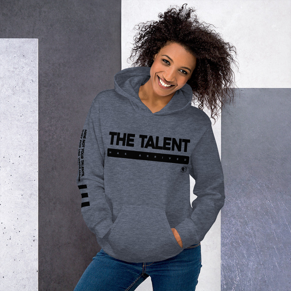 The Talent Has Arrived - Printed Sleeves Staple Unisex Hoodie