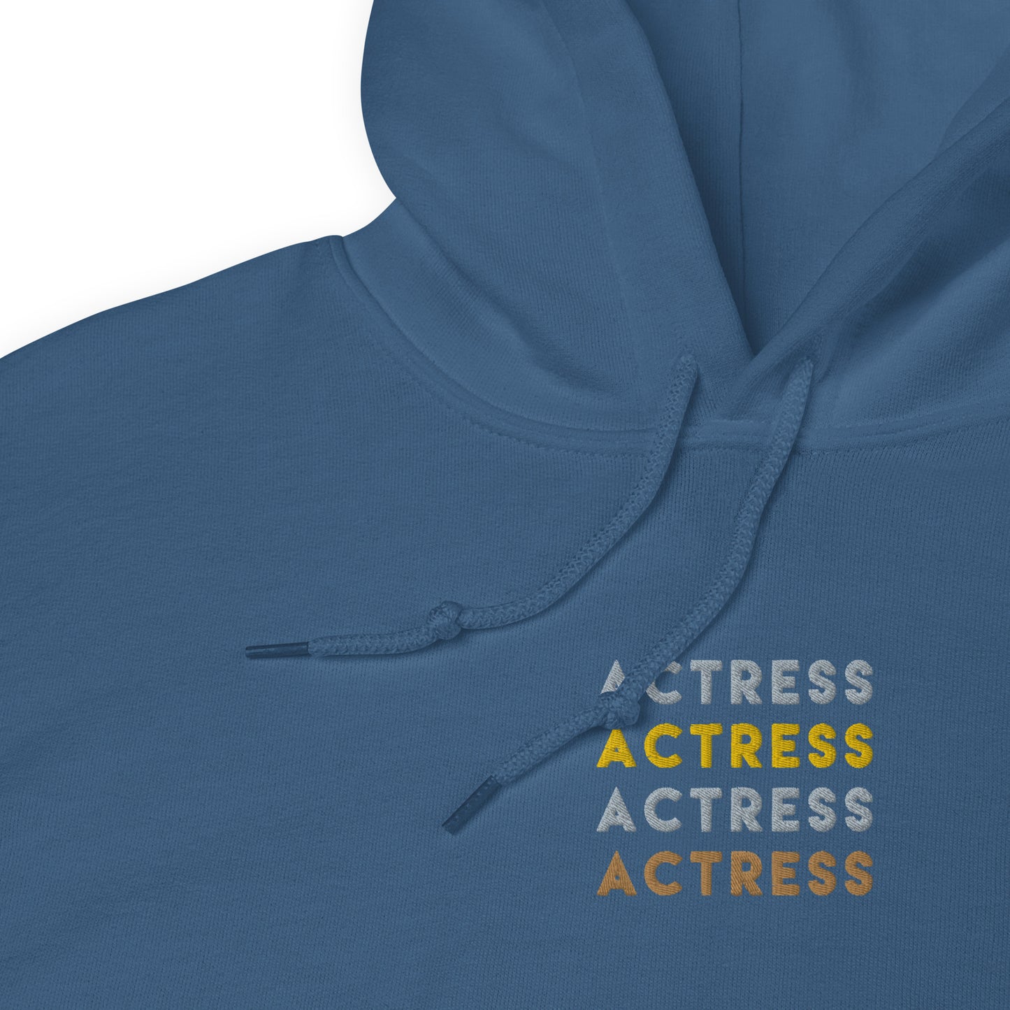 Actress x 4-  Embroidered Staple Unisex Hoodie