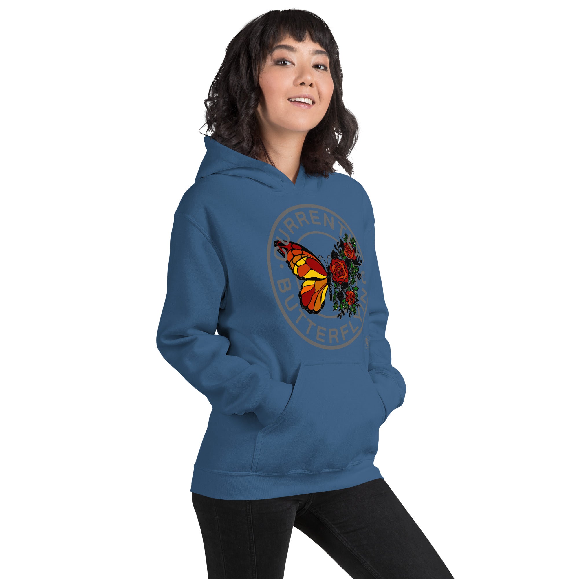 Currently Butterfly - Printed Staple Unisex Hoodie