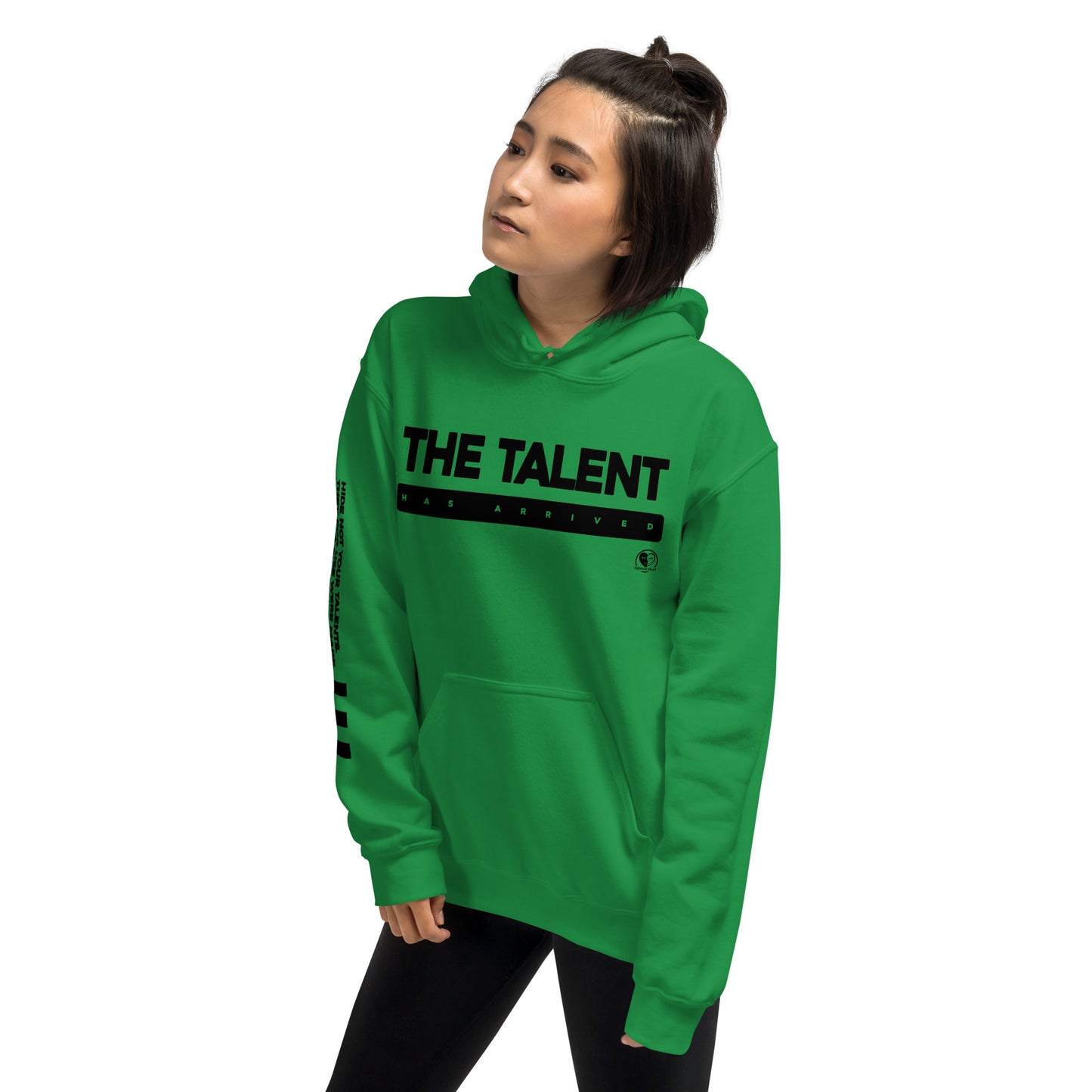 The Talent Has Arrived - Printed Sleeves Staple Unisex Hoodie