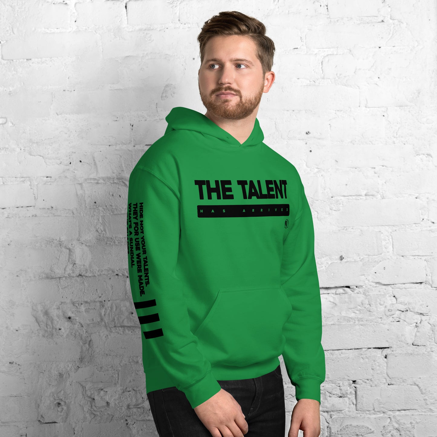 The Talent Has Arrived - Printed Sleeves Staple Unisex Hoodie