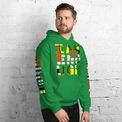 I Am Enough - Printed Sleeves Staple Unisex Hoodie