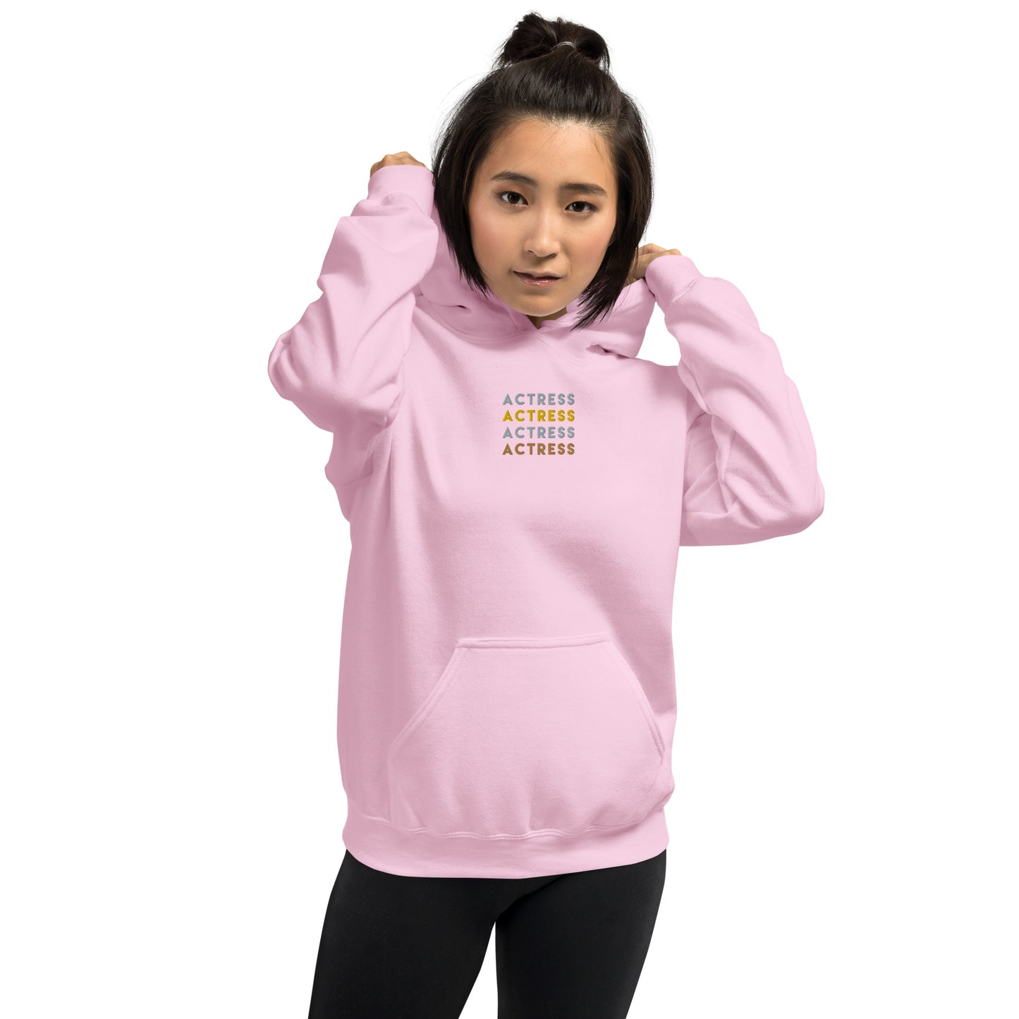 Actress x 4-  Embroidered Staple Unisex Hoodie