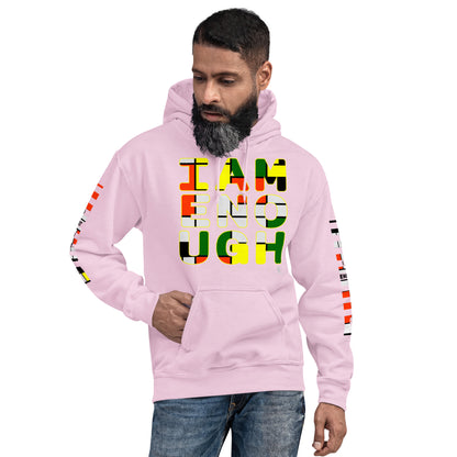 I Am Enough - Printed Sleeves Staple Unisex Hoodie