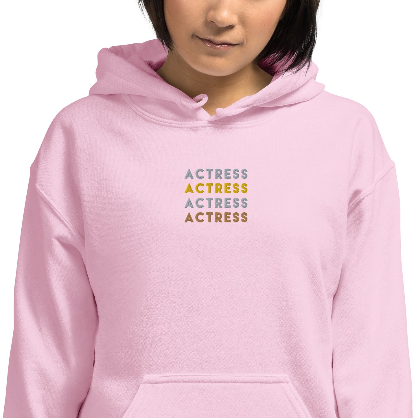 Actress x 4-  Embroidered Staple Unisex Hoodie