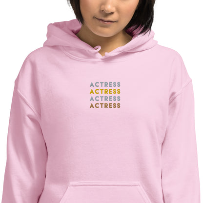 Actress x 4-  Embroidered Staple Unisex Hoodie