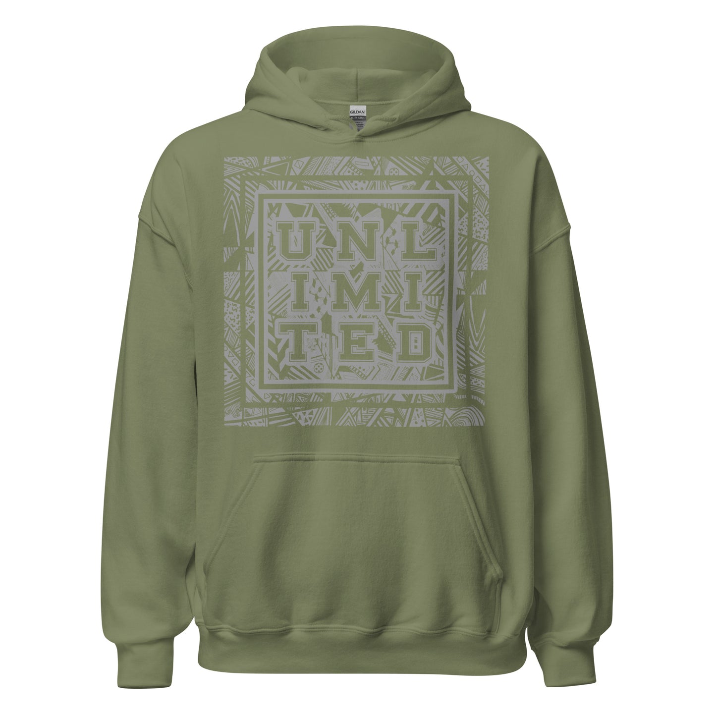 Unlimited - Printed Staple Unisex Hoodie