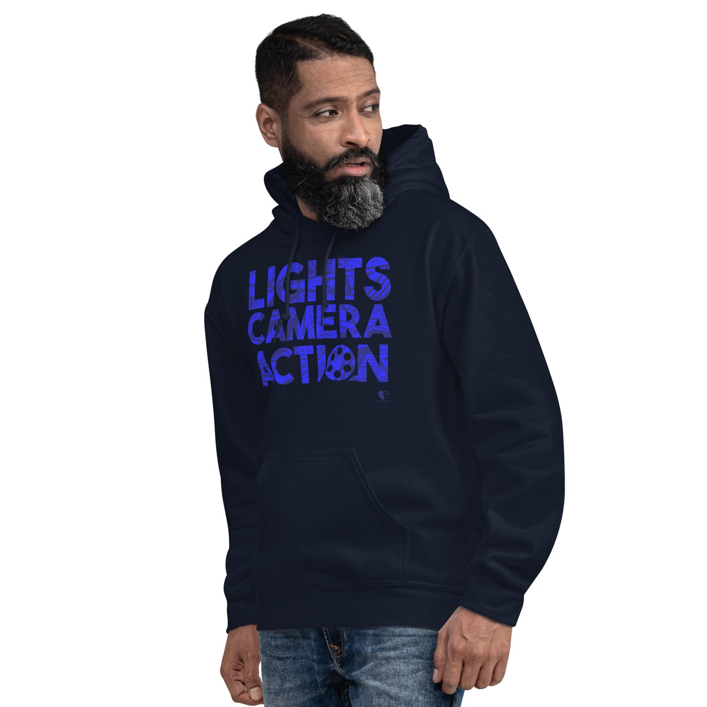 Lights Camera Action - Printed Staple Unisex Hoodie