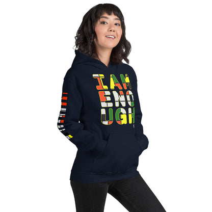 I Am Enough - Printed Sleeves Staple Unisex Hoodie