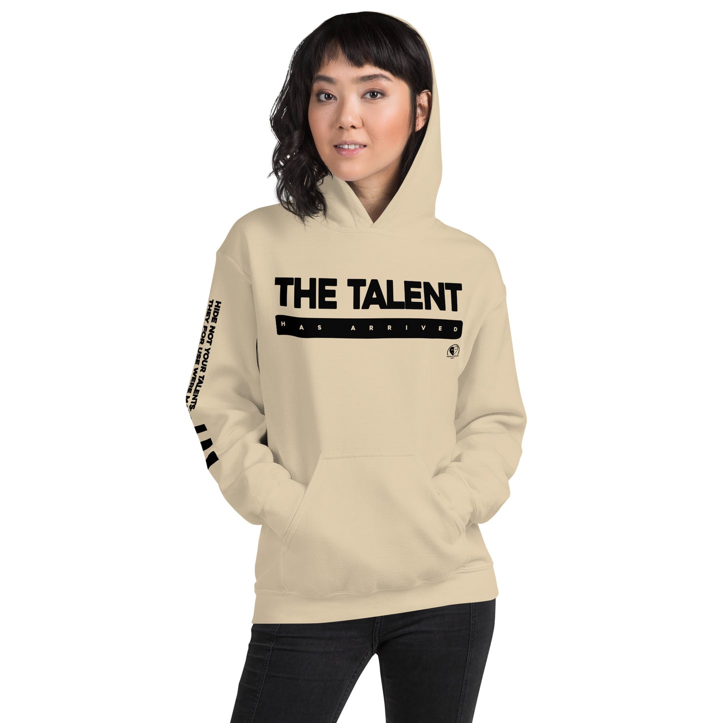 The Talent Has Arrived - Printed Sleeves Staple Unisex Hoodie