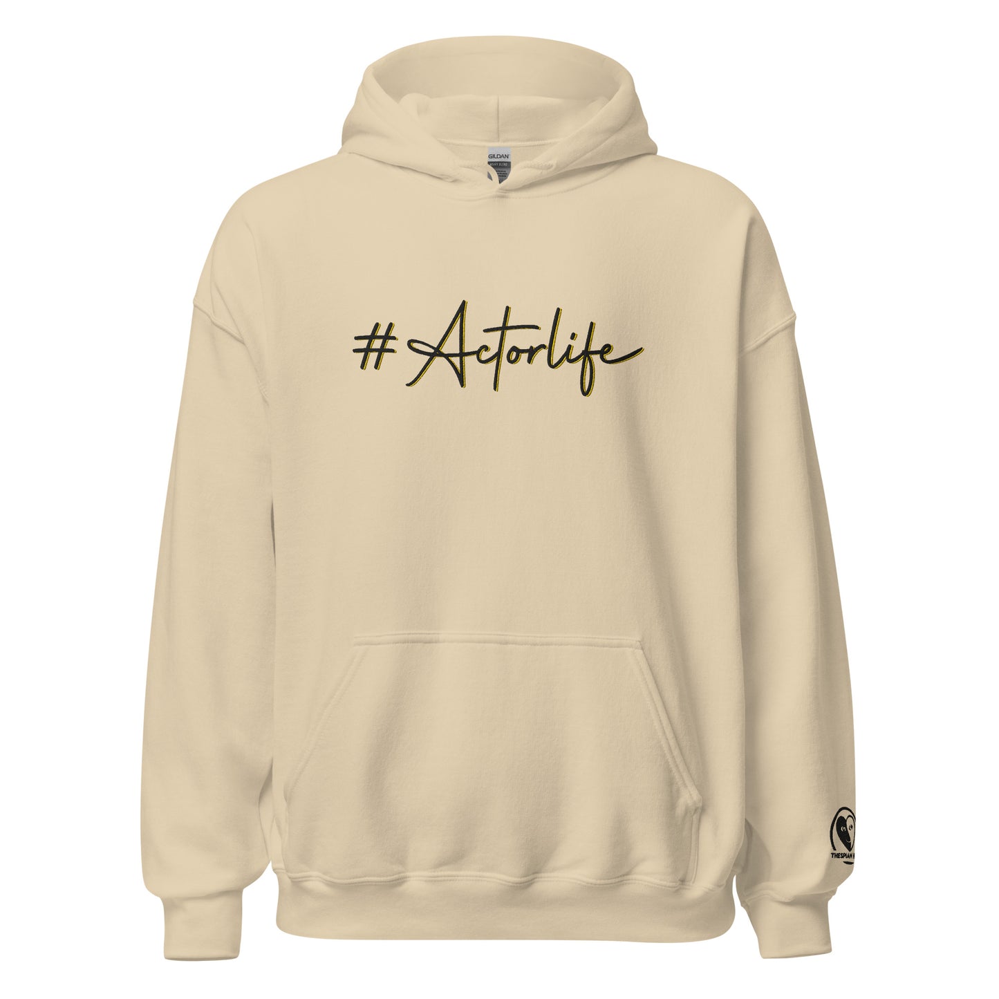 #Actorlife Cursive - Embroidered Staple Unisex Hoodie