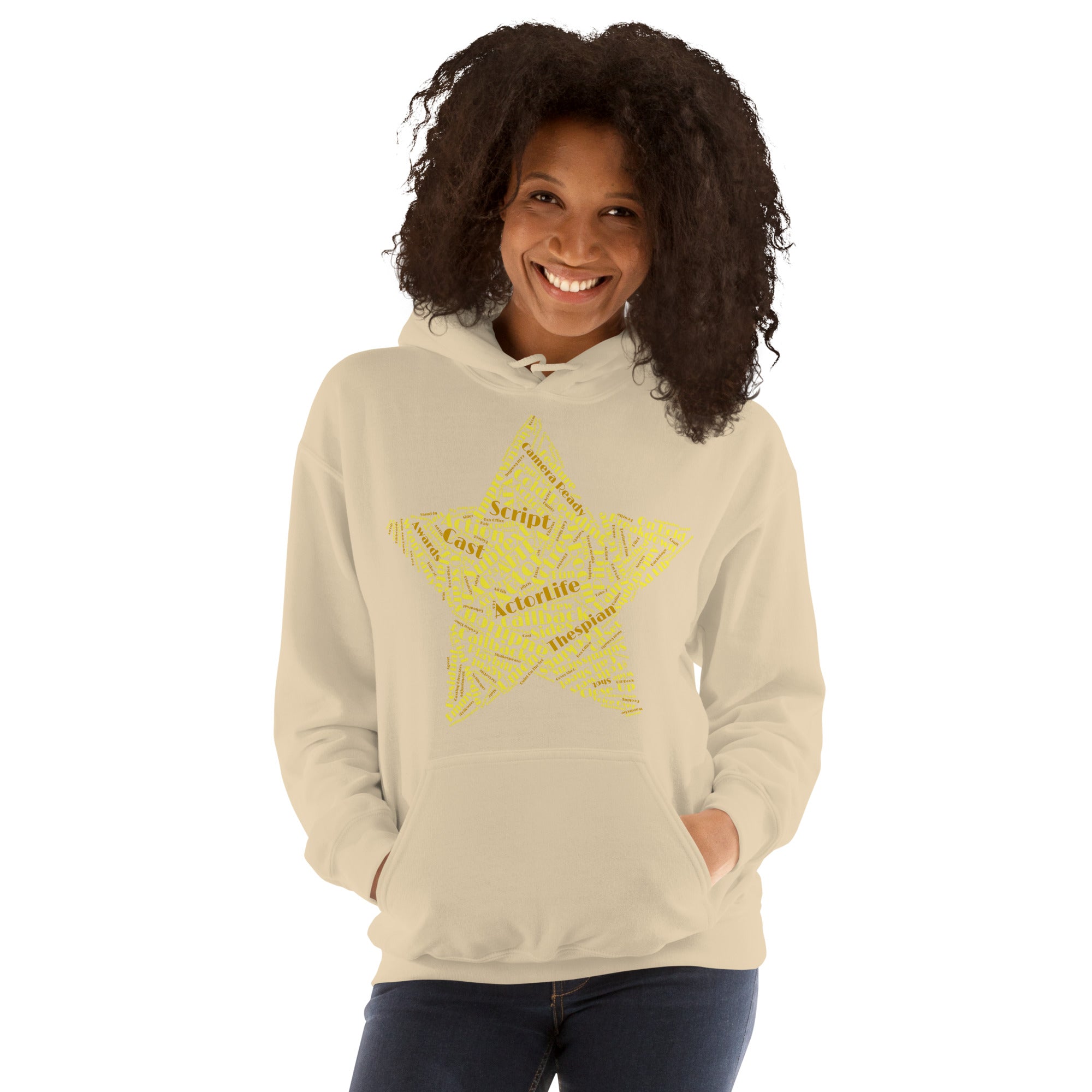 Hollywood Star- Printed Staple Unisex Hoodie