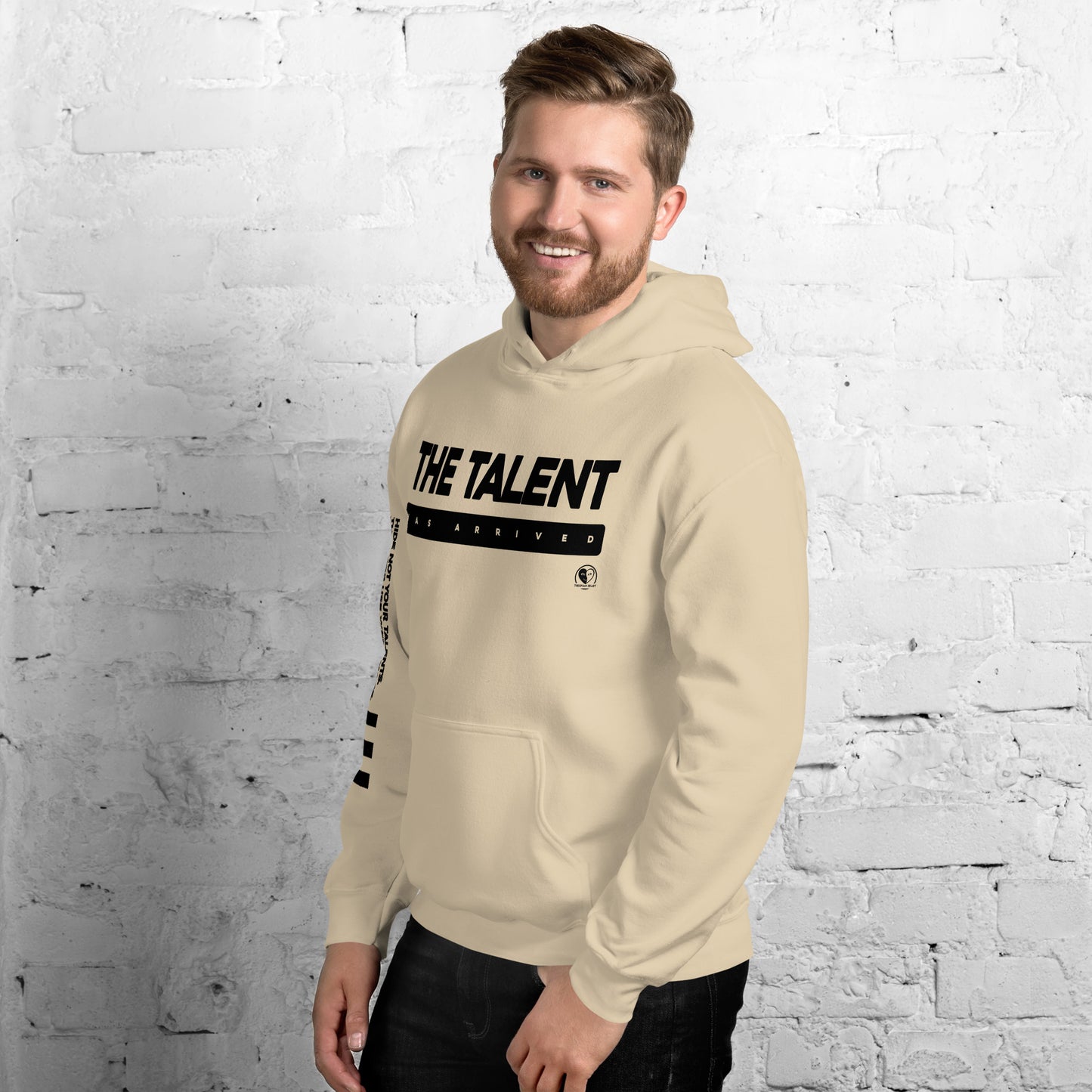 The Talent Has Arrived - Printed Sleeves Staple Unisex Hoodie