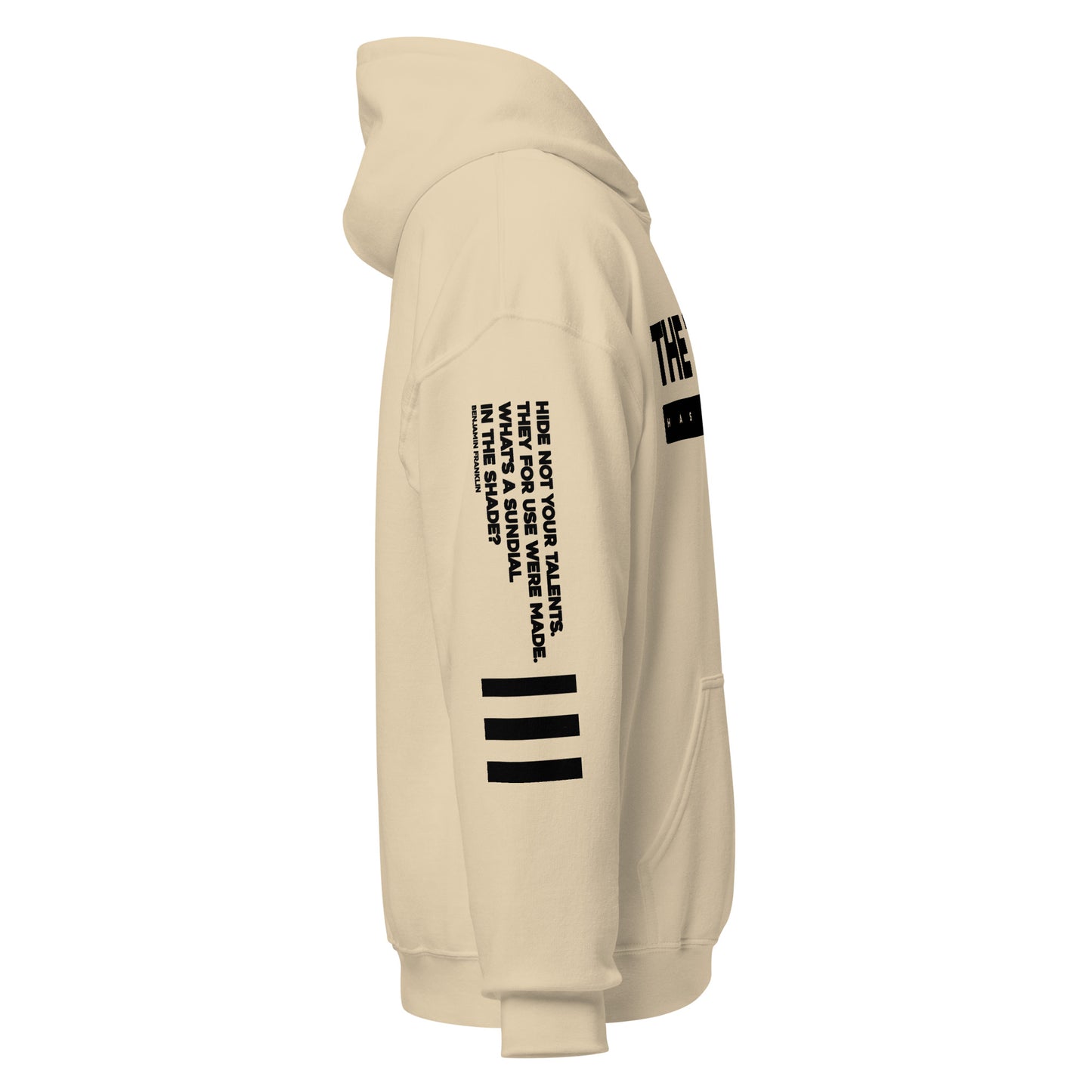 The Talent Has Arrived - Printed Sleeves Staple Unisex Hoodie