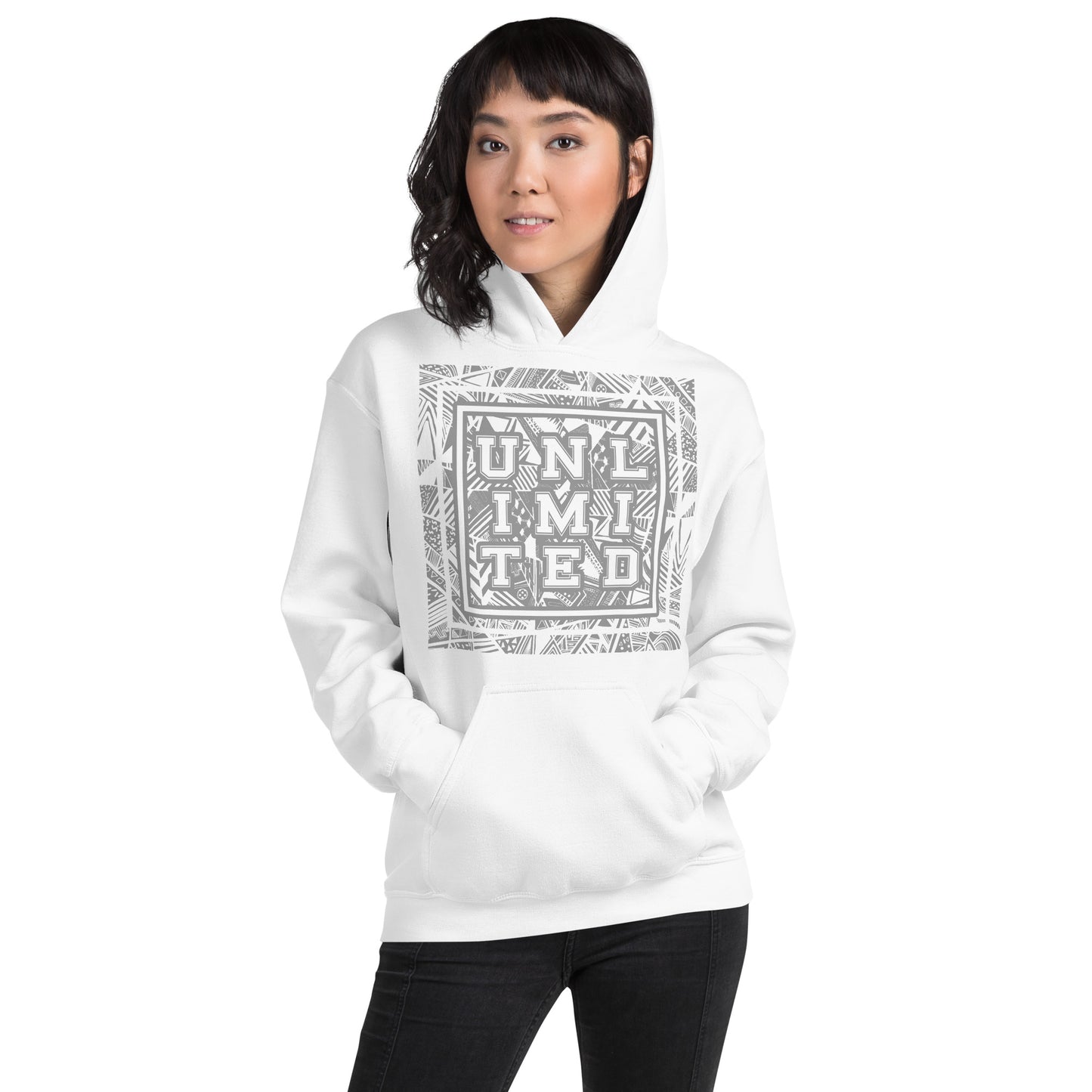 Unlimited - Printed Staple Unisex Hoodie