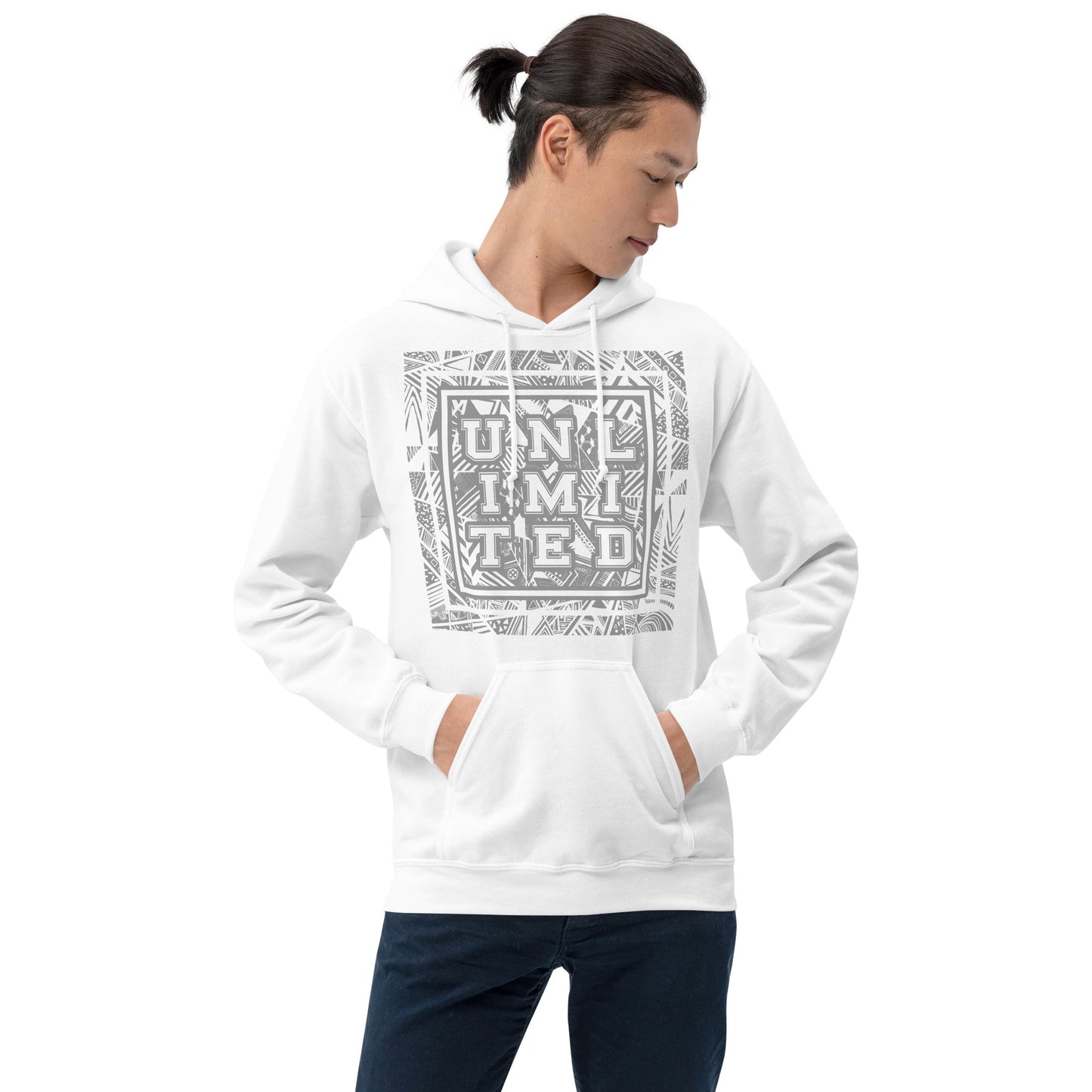 Unlimited - Printed Staple Unisex Hoodie