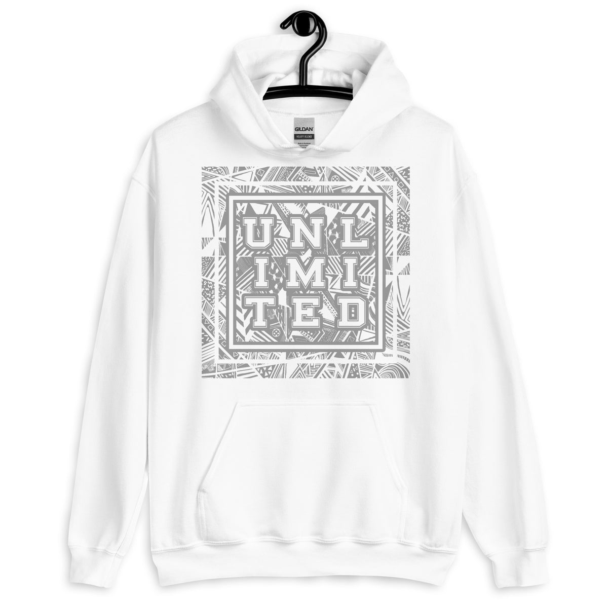 Unlimited - Printed Staple Unisex Hoodie