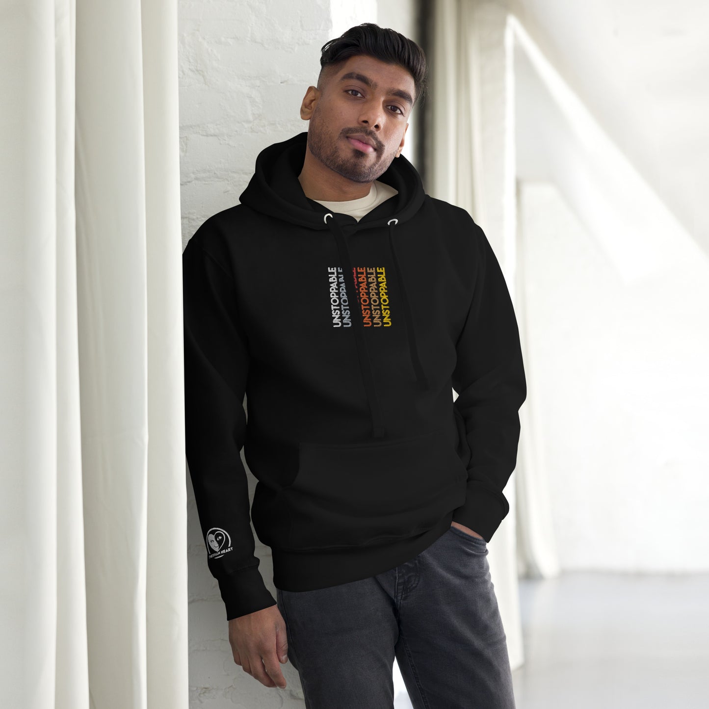 Unstoppable - Colorful Embroidered Premium Unisex Hoodie