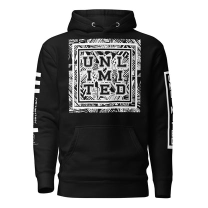 Unlimited - Sleeves Printed Premium Unisex Hoodie