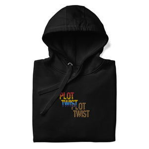 Plot Twist - Premium Embroidered Unisex Hoodie