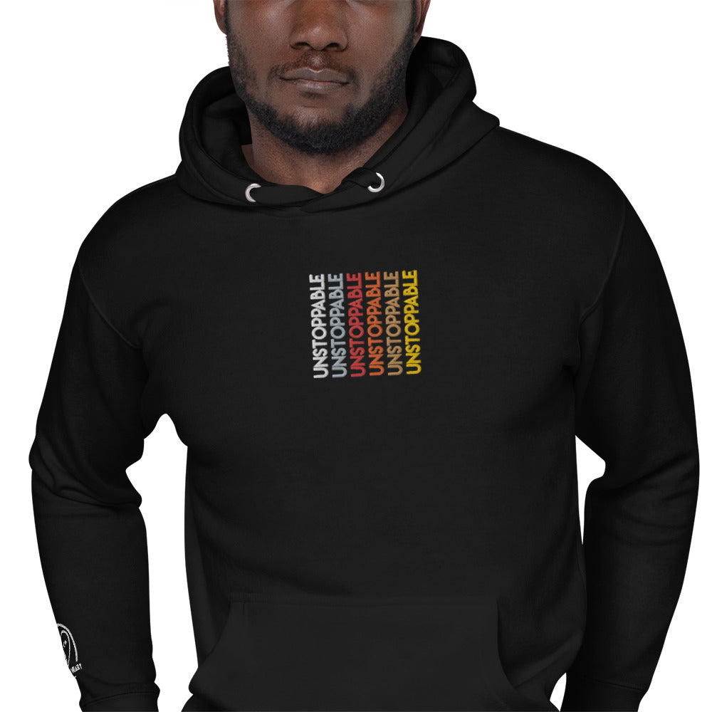 Unstoppable - Colorful Embroidered Premium Unisex Hoodie