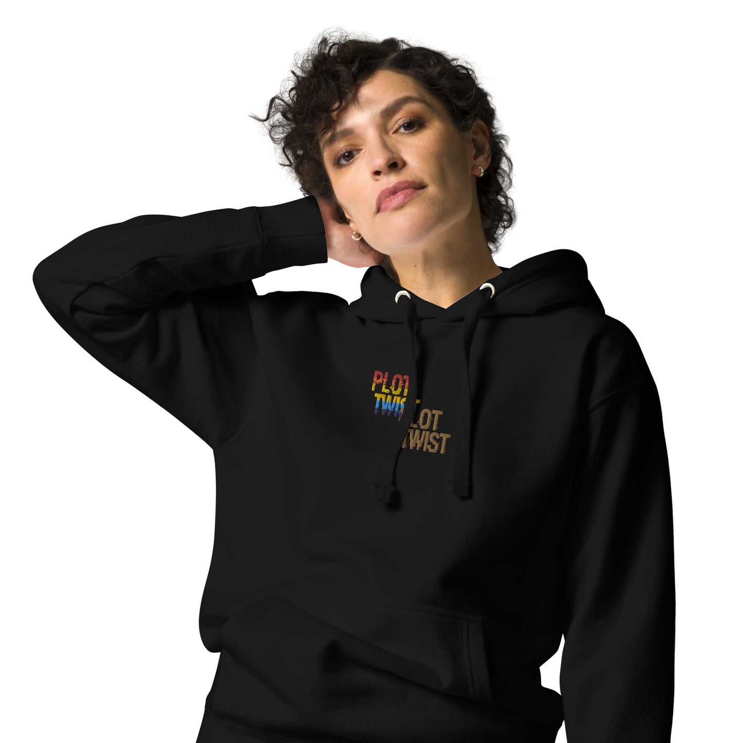 Plot Twist - Premium Embroidered Unisex Hoodie