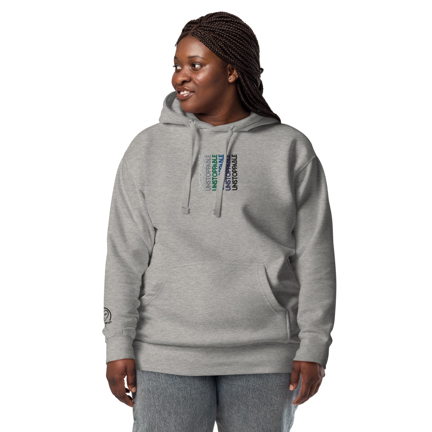 Unstoppable - Colorful Embroidered Premium Unisex Hoodie