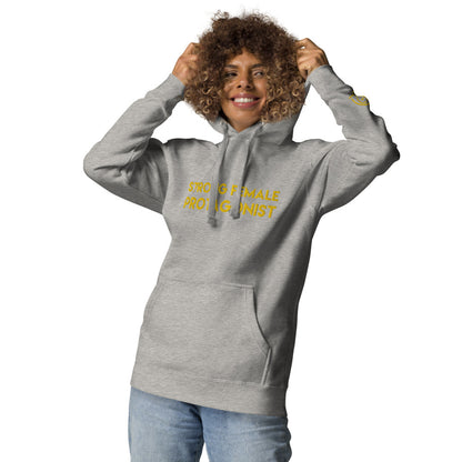 Strong Female Protagonist - Yellow Embroidered Premium Unisex Hoodie