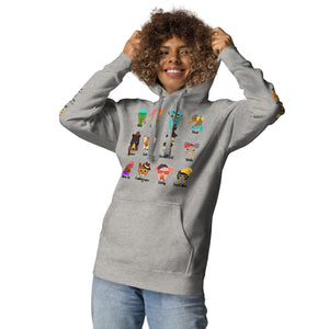 It Takes A Village -  Animals - Printed Premium Unisex Hoodie