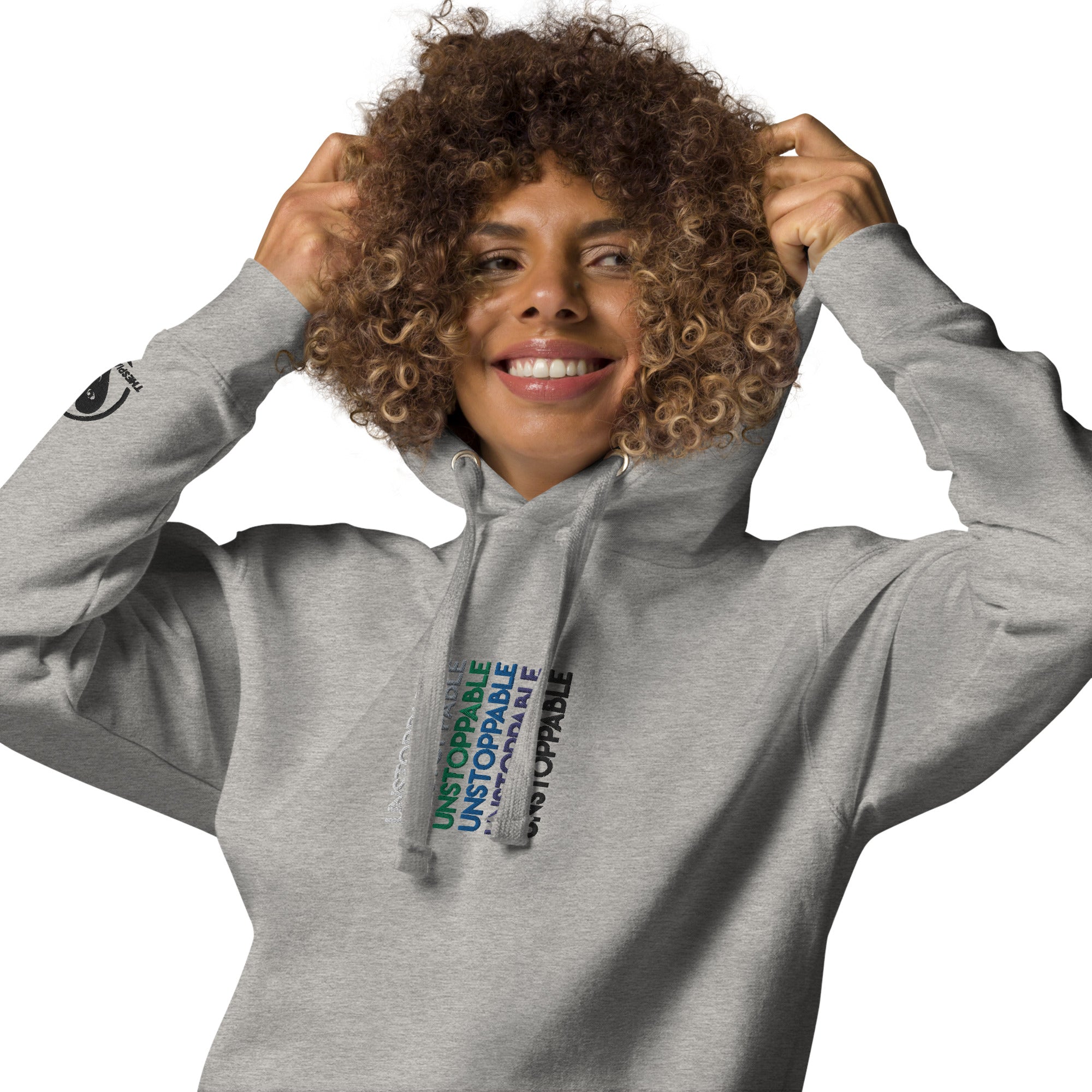 Unstoppable - Colorful Embroidered Premium Unisex Hoodie