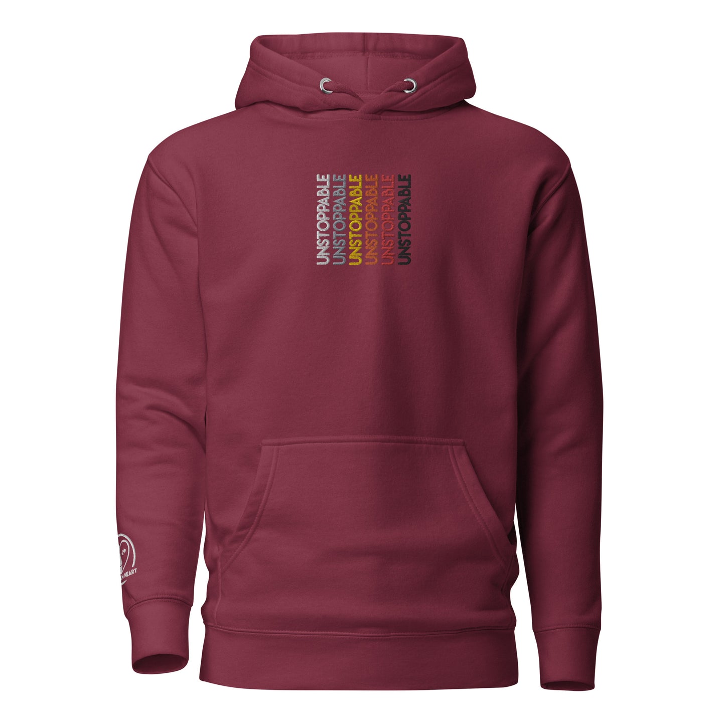 Unstoppable - Colorful Embroidered Premium Unisex Hoodie