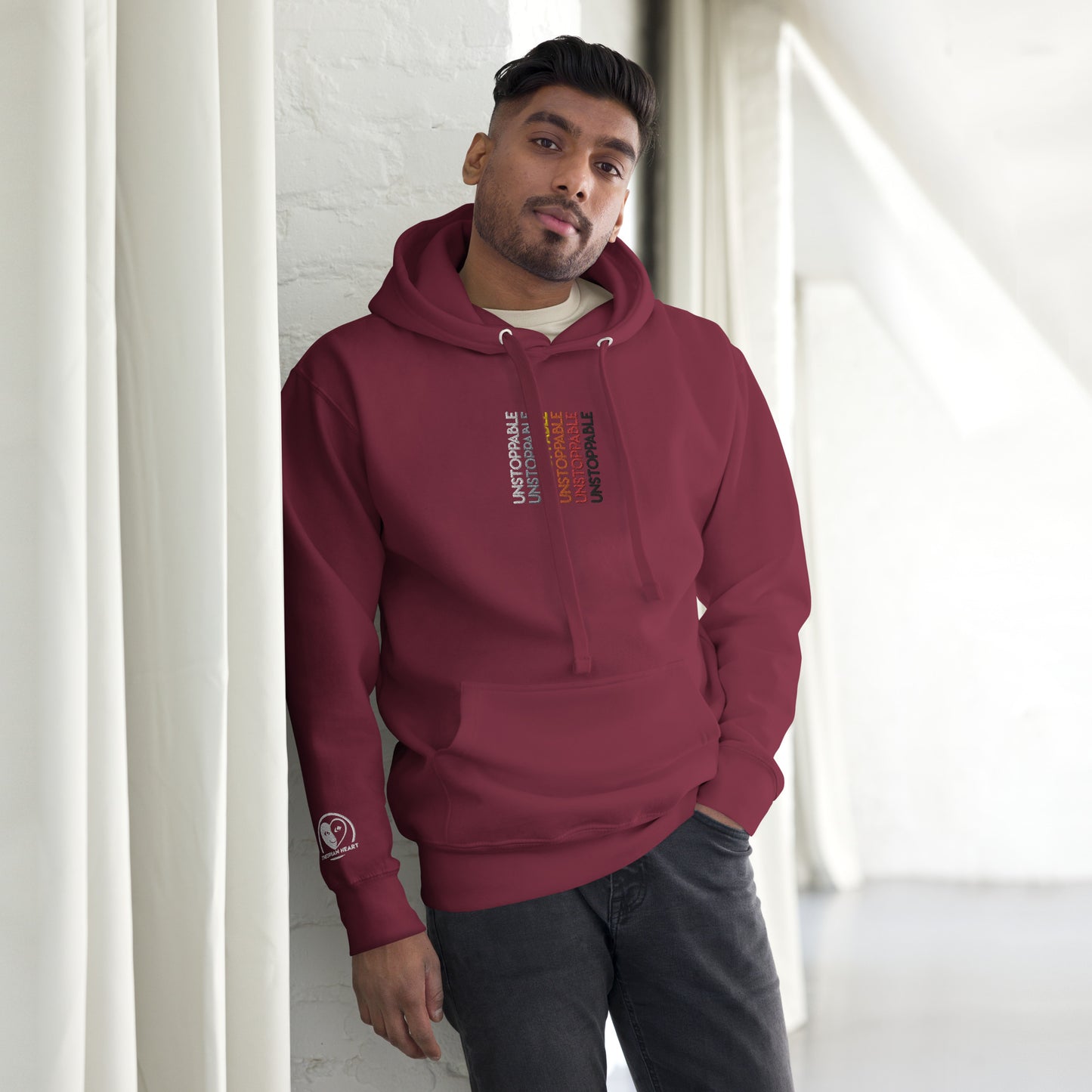 Unstoppable - Colorful Embroidered Premium Unisex Hoodie