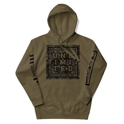Unlimited - Sleeves Printed Premium Unisex Hoodie