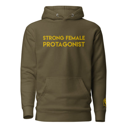 Strong Female Protagonist - Yellow Embroidered Premium Unisex Hoodie