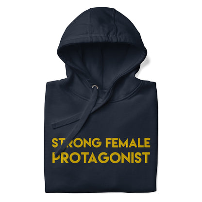 Strong Female Protagonist - Yellow Embroidered Premium Unisex Hoodie