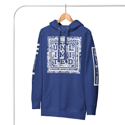 Unlimited - Sleeves Printed Premium Unisex Hoodie