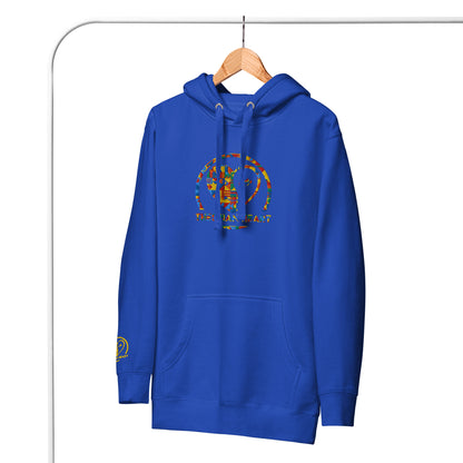 Thespian Heart Logo - Colorful Embroidered Premium Unisex Hoodie