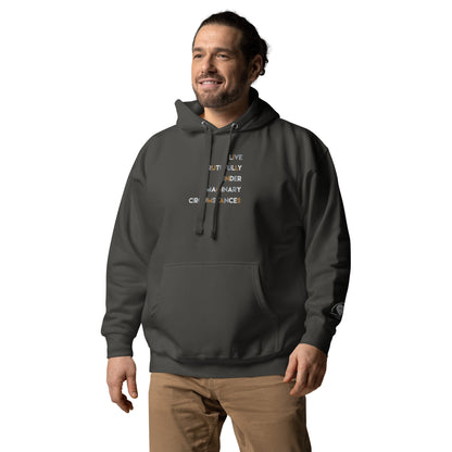 Live Truthfully Colorful - Embroidered Premium Unisex Hoodie