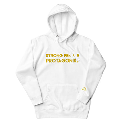 Strong Female Protagonist - Yellow Embroidered Premium Unisex Hoodie