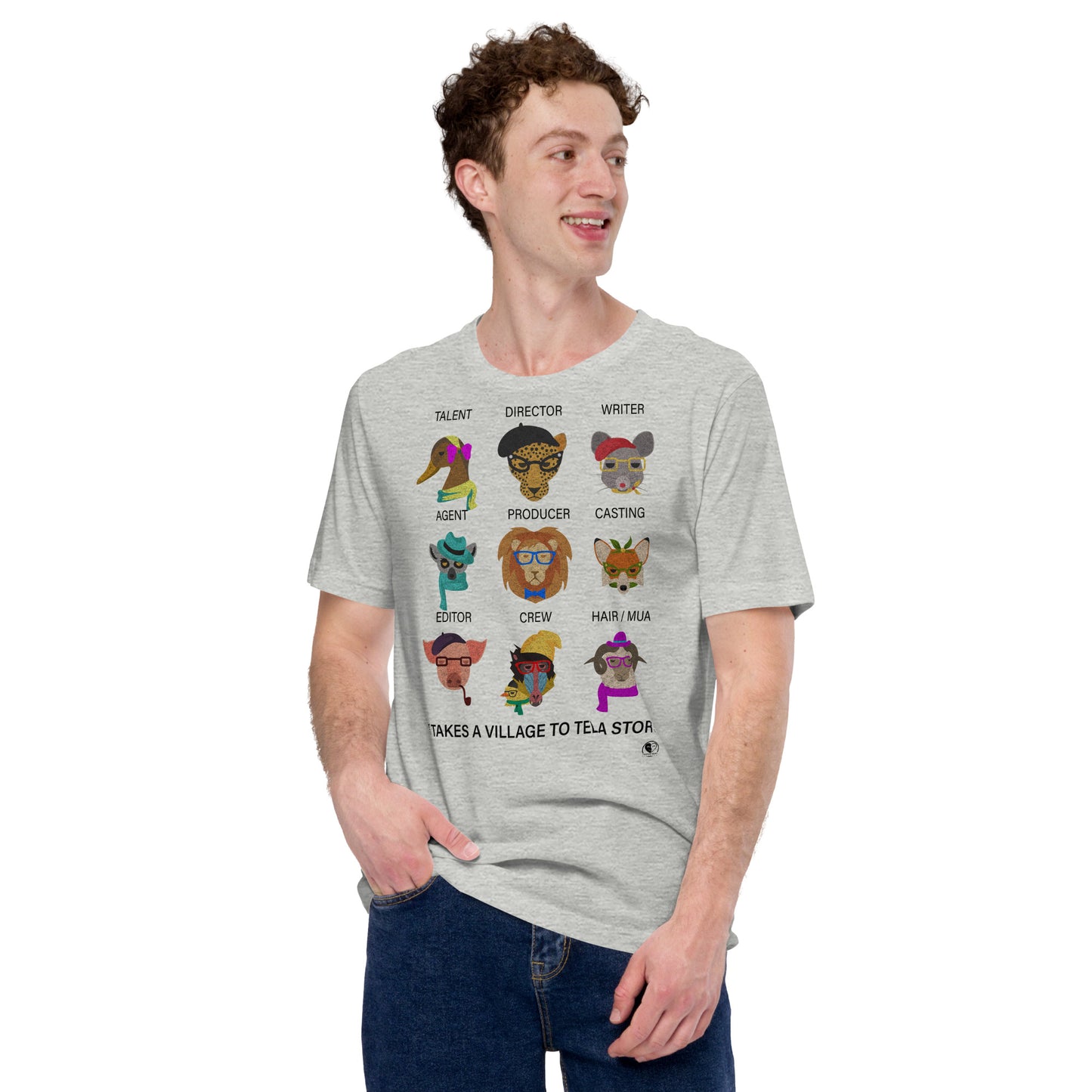 It Takes A Village Animals - Short-Sleeve Staple Unisex T-Shirt