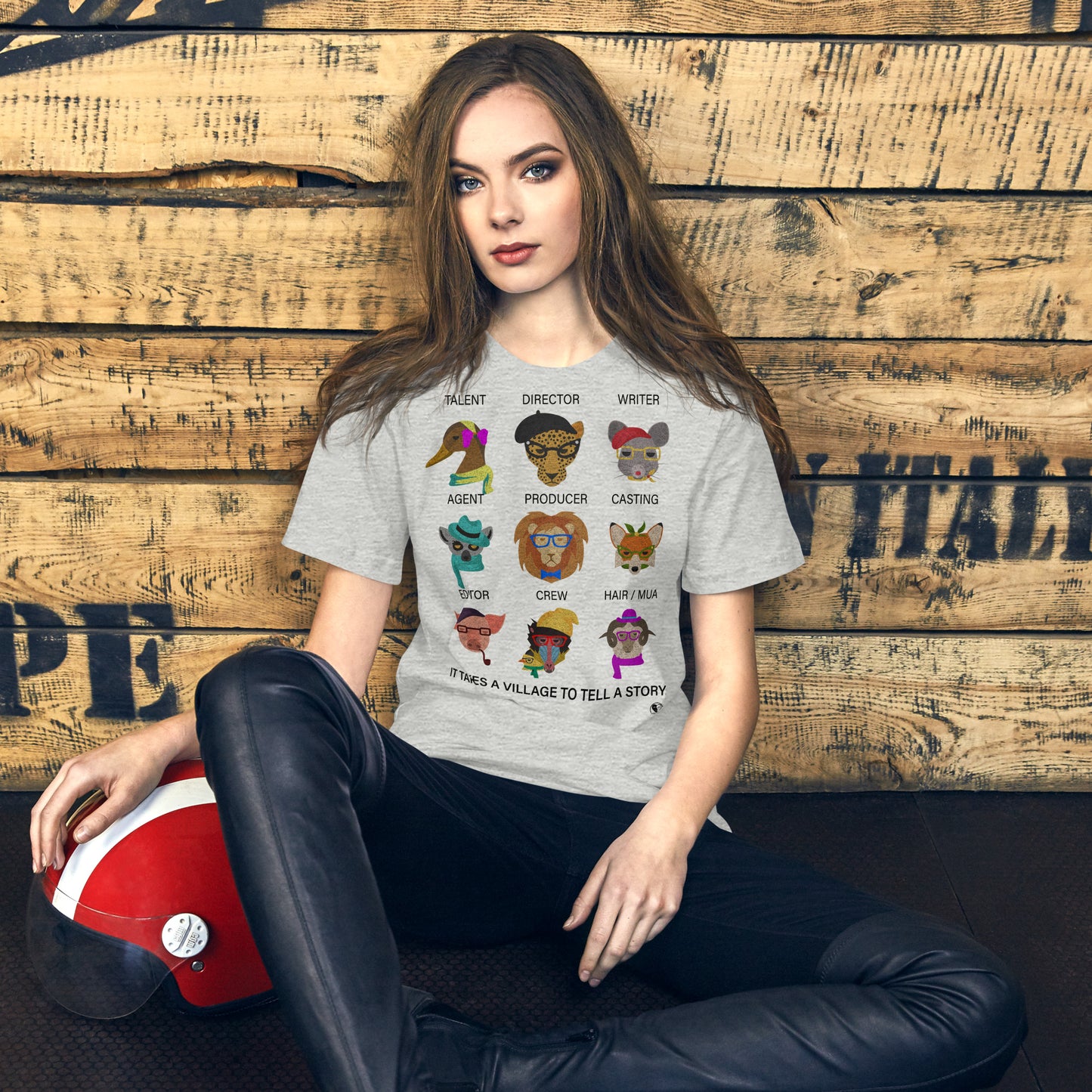 It Takes A Village Animals - Short-Sleeve Staple Unisex T-Shirt