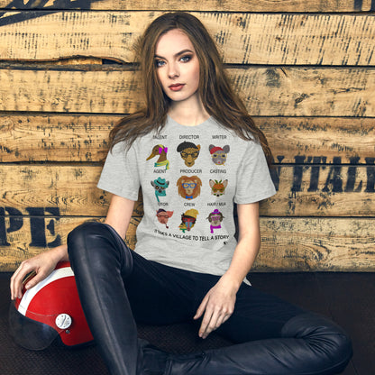 It Takes A Village Animals - Short-Sleeve Staple Unisex T-Shirt