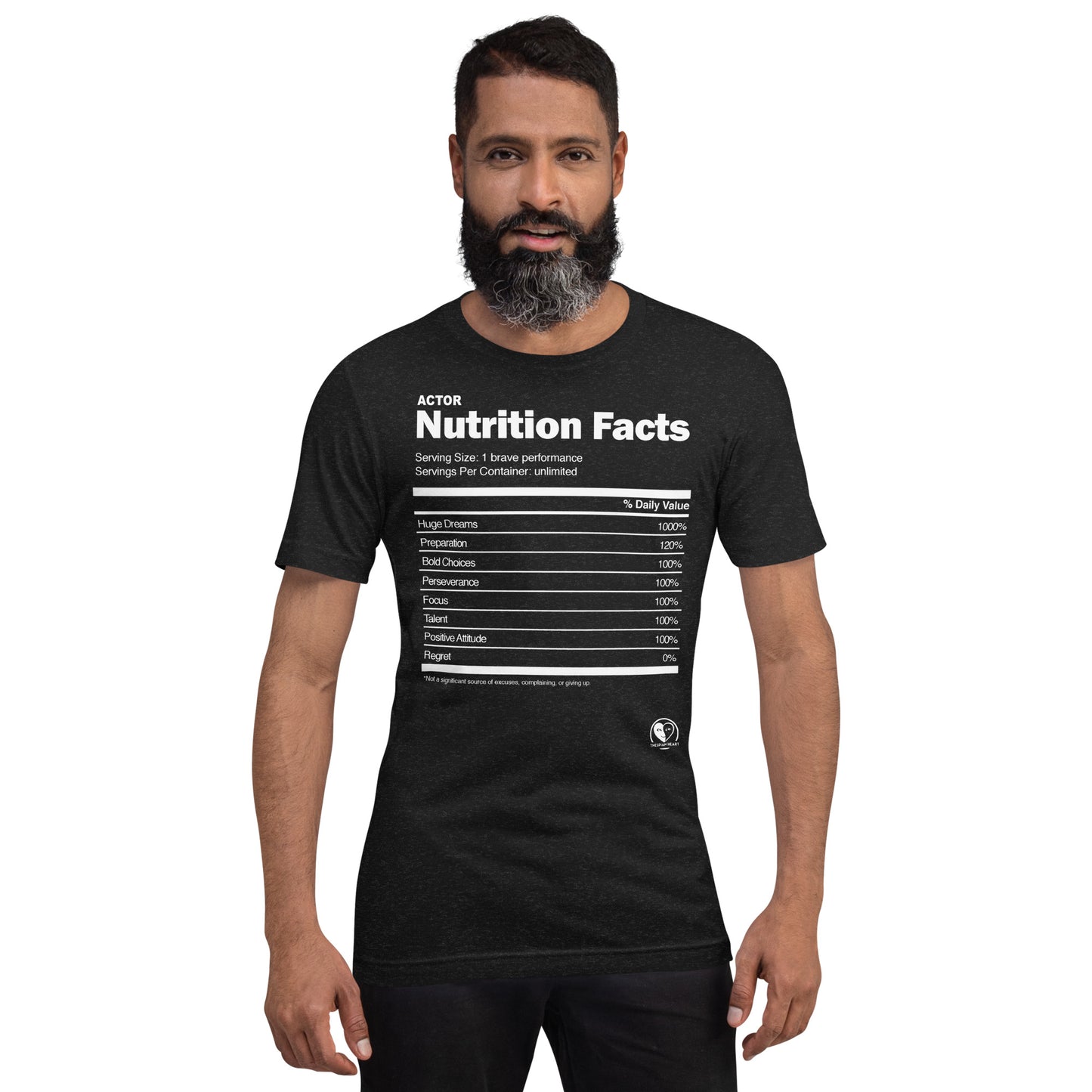 Actor Nutrition Facts - Short-Sleeve Staple Unisex T-shirt