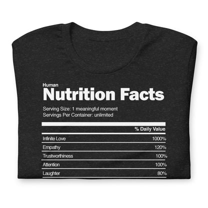 Human Nutrition Facts - Short-Sleeve Staple Unisex T-Shirt