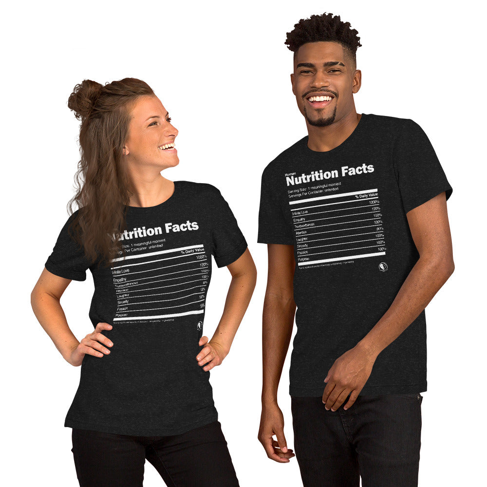 Human Nutrition Facts - Short-Sleeve Staple Unisex T-Shirt