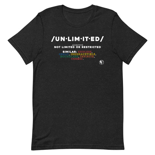 Unlimited Definition Colorful - Short-Sleeve Staple Unisex T-shirt