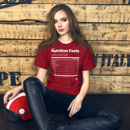 Human Nutrition Facts - Short-Sleeve Staple Unisex T-Shirt