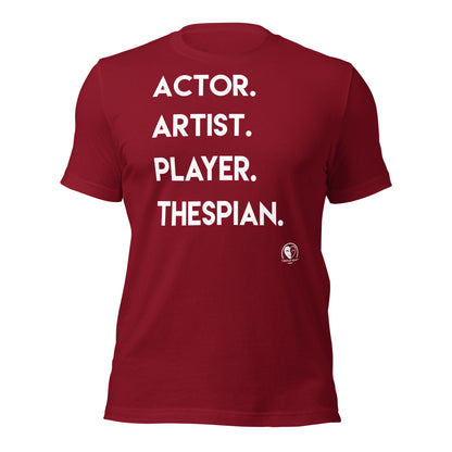 Actor. Artist. - Short-Sleeve Staple Unisex T-shirt