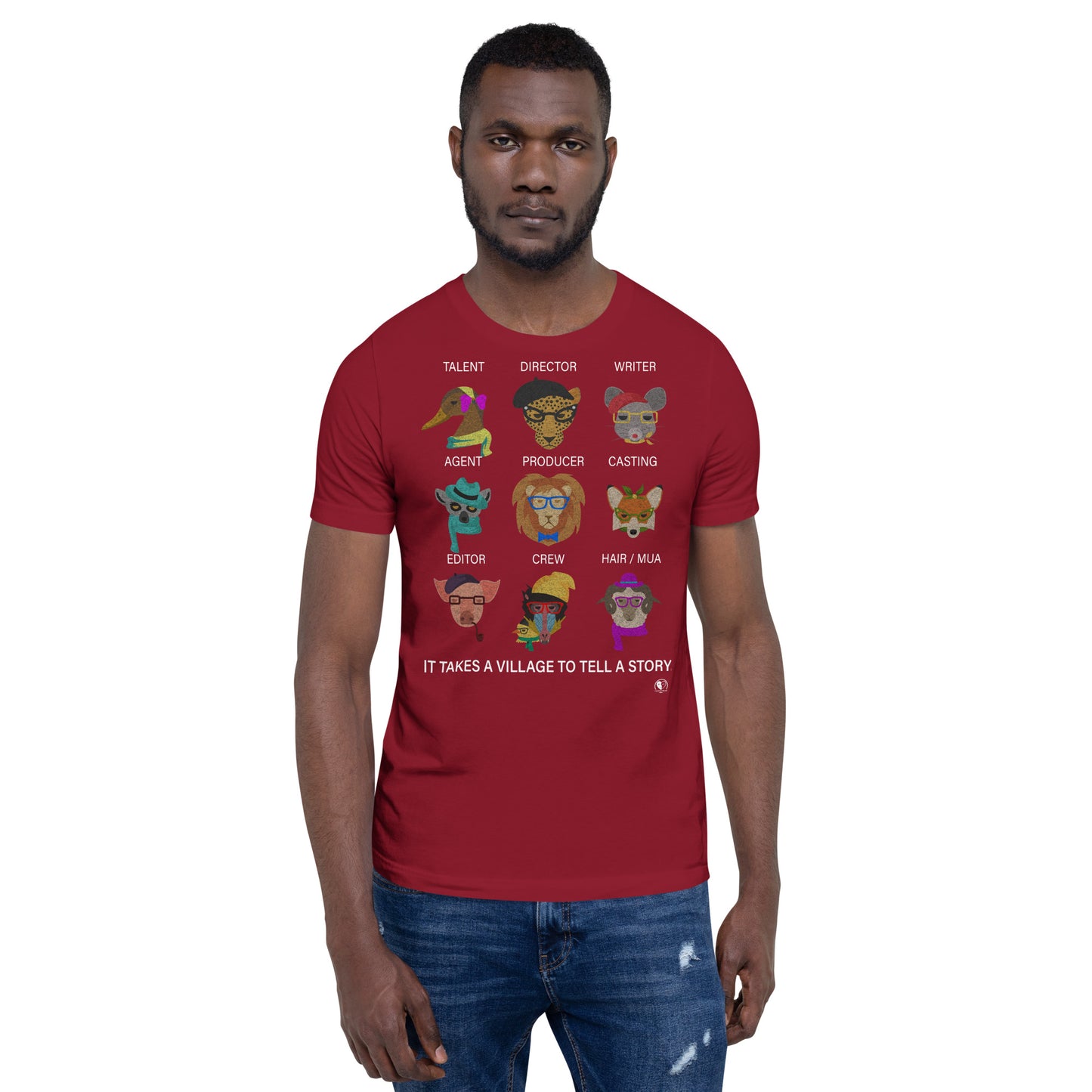 It Takes A Village Animals - Short-Sleeve Staple Unisex T-Shirt